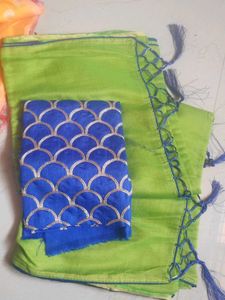 Plain Chanderi Cotton
