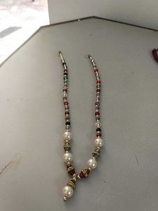 Elegant Faux Pearl Statement Necklace