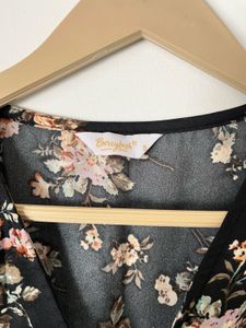 Floral Cinched Crop Top