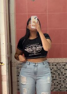 Printed Crop Top