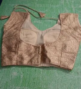 Blouse Golden And Cream