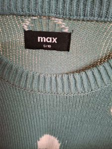 Polka Dot Knit Sweater