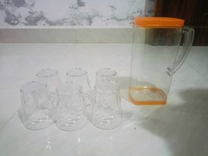 Pitcher and Glasses Set