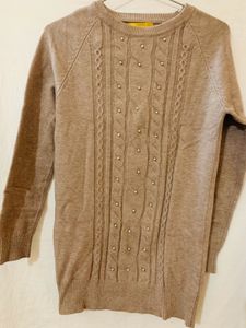 Beige Woolen Top
