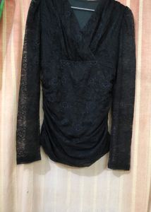 Combo Of Black Top With Free Yellow Capri