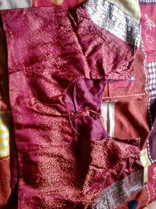 New Banarasi Blouse No Damage No Old New Red New With Tag