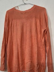 Peach Knit Sweater