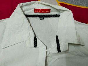 White Button-Down Shirt