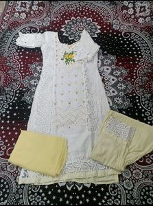 Elegant Embroidered Kurta Set