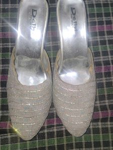 Silver Sparkly Heels