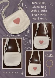 Blush Love on My Shoulder the milky white heartb