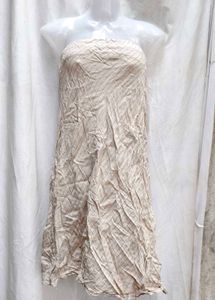 102310. Striped Strapless Dress