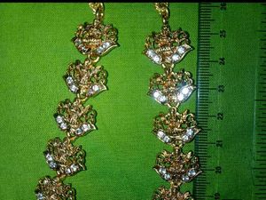 Gold Plated-matte Long Haaram