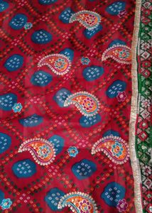 bandhani saree