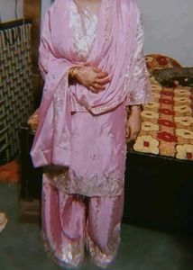 Elegant Pink Embroidered Salwar Kameez Suit