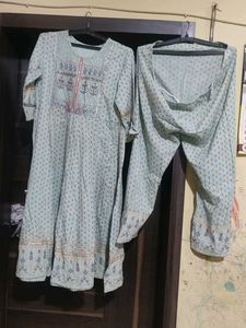 Anarkali Kurti Pant Set