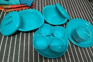 Vibrant Blue Dinnerware Set