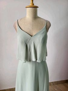 Elegant Green Maxi Dress