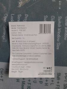 Portronics Mouse Pad With Shortcuts Keys