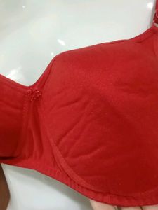 Cherry Red Padded Bra