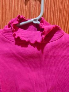 Babyhug Full Sleeves Solid Skivi Tee