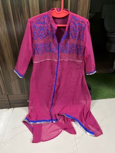 New Soch Magenta Kurti