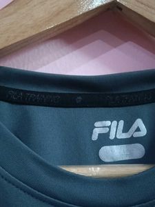 FILA Gray Graphic Tee - Size M