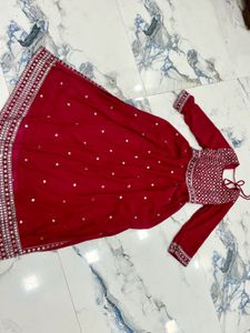 Georgette Sequin Kurti Dress
