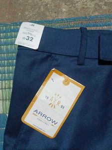 Navy Blue Straight Leg Pants