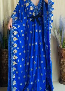 Blue kaftan Dress