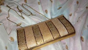 Sparkly Gold Clutch