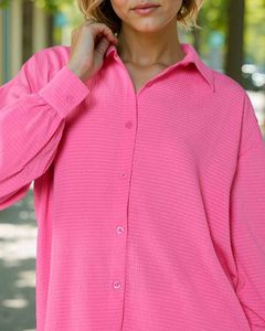 SHEIN BRAND Pink Long Sleeve Top