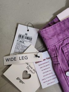 ginger by lifestyle purple wide leg jeans, fringe