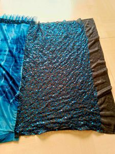 Pre Draped Saree For Kids 💙