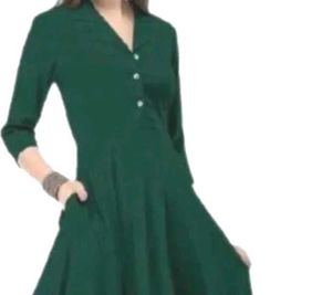 Elegant Green Maxi Dress