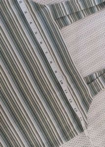 AE Green &amp; White Striped Ribbed Crop Top