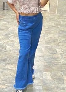 Flared Blue Jeans