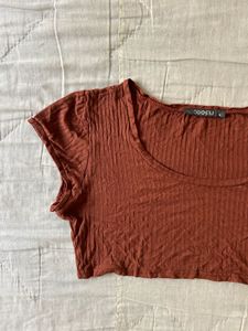 Brown mini top🤎