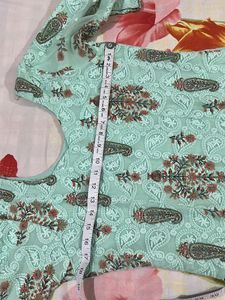 Mint Embroidered Salwar Kameez Set