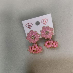 Pink Colore Earrings