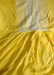 Lime Yellow Stright Kurta