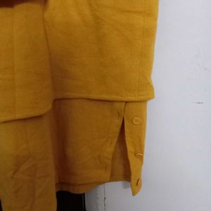 Mustard Wool Dress