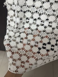 Crochet White Tank Top