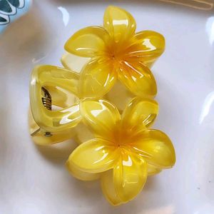 Floral Hair Claw Clip