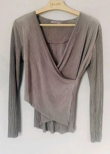 Now OR Never Elegant Wrap V Shape Top