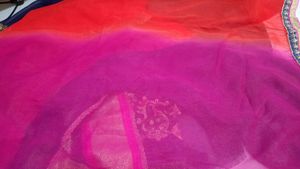 Embroidery Saree Like New Condition