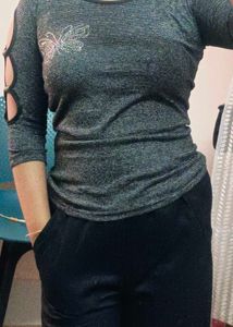Stylish Silver Top