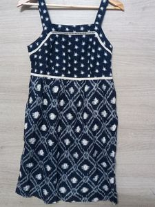Ikkat Print Aline Dress