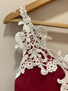 Beautiful Lace Trim  Top