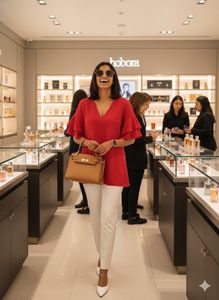 Own the Moment in Poppy Red Zara Luxury! ❤️💃